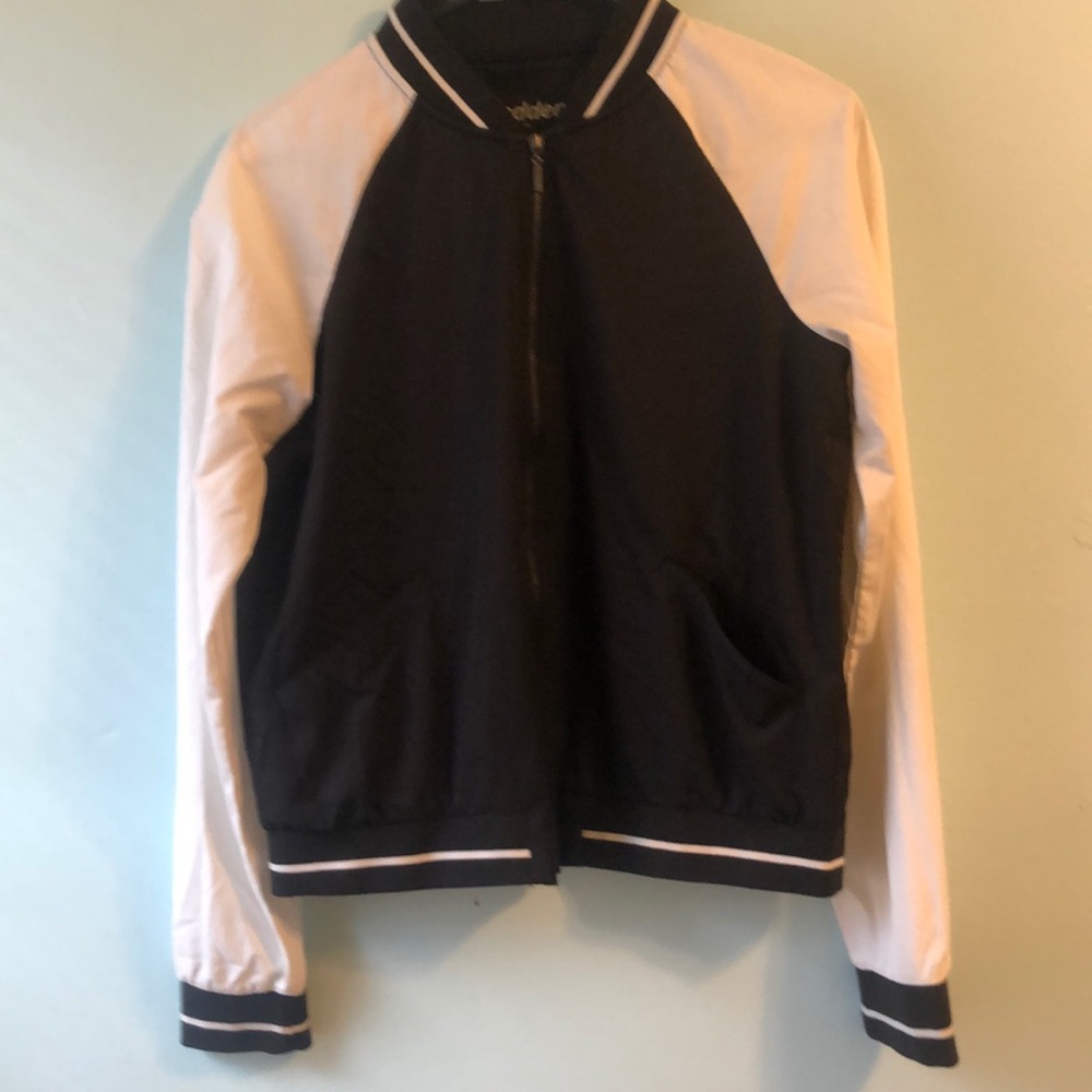 black & white jacket